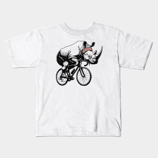 Cycling Rhino Kids T-Shirt